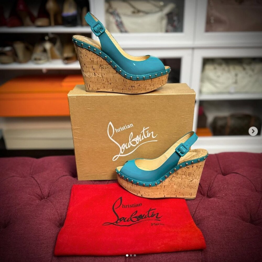 Christian Louboutin Wedges- Size 37